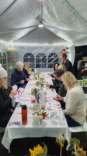 4th Oct 🌸 Beginners Watercolour Floral Workshop 1.30pm-4.30pm