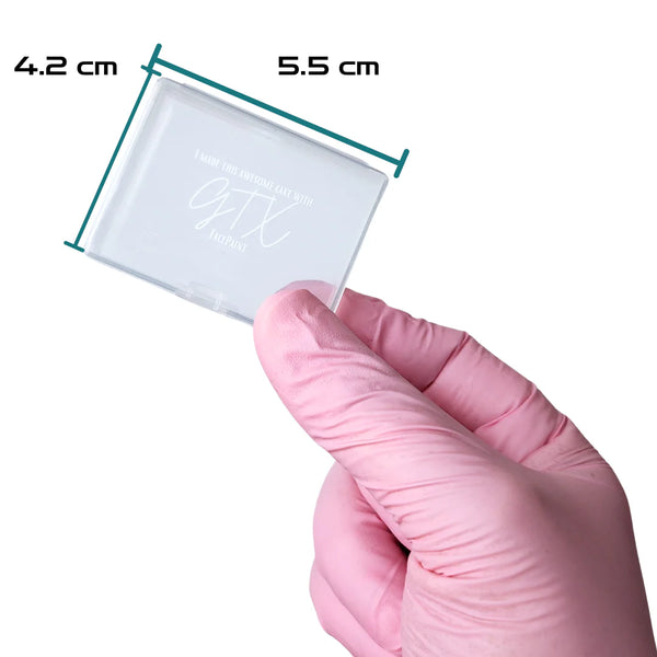 GTX individual SPLIT CAKE plastic empty box