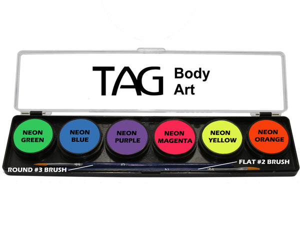 TAG Neon Palette 6 x 10gm