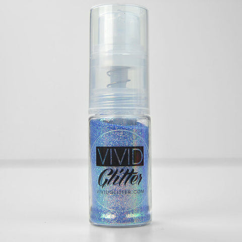 VIVID Glitter | FROSTED BLUE Fine Mist Glitter Spray Pump 14ml