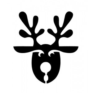 Reindeer 3 Ybody glitter tattoo stencil