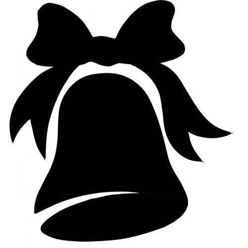 Bell TAG glitter tattoo stencil