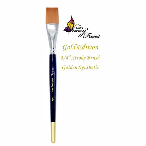 Nat’s Gold Edition “3/4 inch FLAT brush