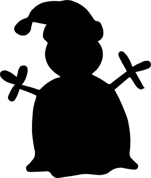 Snow Man TAG glitter tattoo stencil
