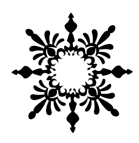 DECO CIRCLE 2 Ybody glitter tattoo stencil