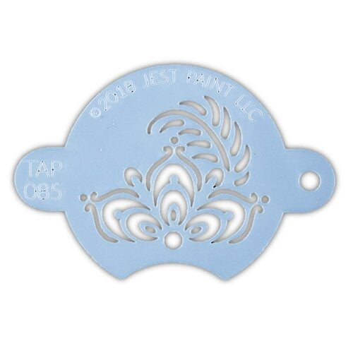 TAP 085 stencil Henna Fancy Flower Centerpiece