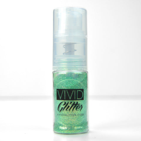 VIVID Glitter | GOLDEN MINT Fine Mist Glitter Spray Pump 14ml