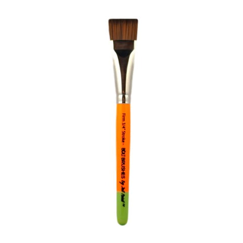 Bolt Face Painting Brush by Jest Paint FIRM 3/4 INCH STROKE