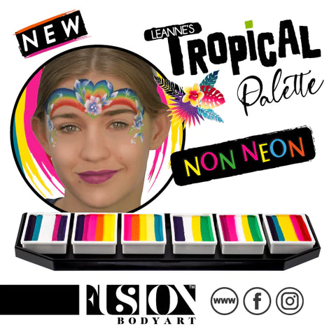 Fusion Leanne's Tropical Collection Palette | Non Neon