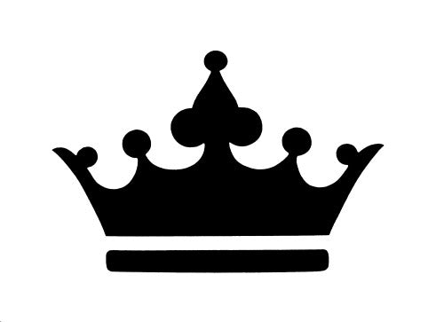 CROWN Ybody glitter tattoo stencil