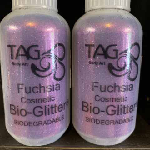 TAG cosmetic Bio Glitter FUCHSIA 60ml bottle (purple version)