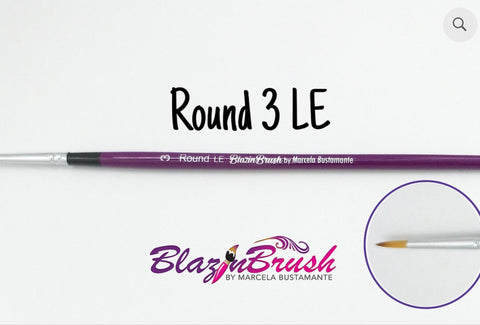 ROUND 3 LE (limited edition) Blazin Brush by Marcela Bustamante