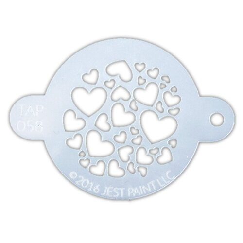TAP 058 stencil Sweet Hearts