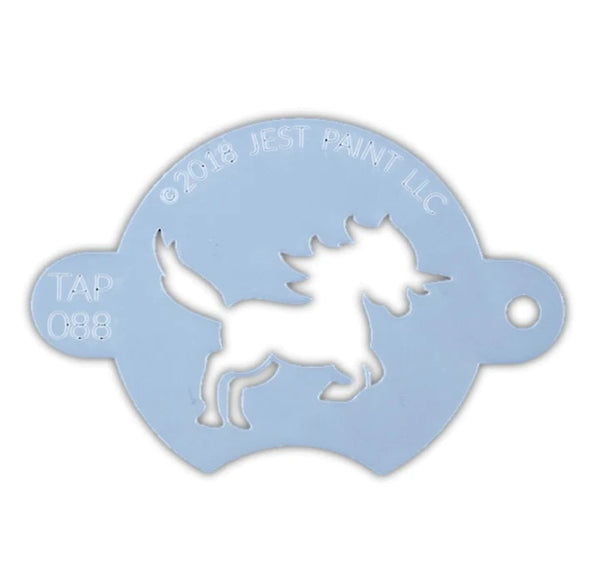 TAP 088 stencil Unicorn Prancing