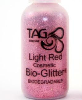TAG cosmetic Bio Glitter LIGHT RED 60ml bottle