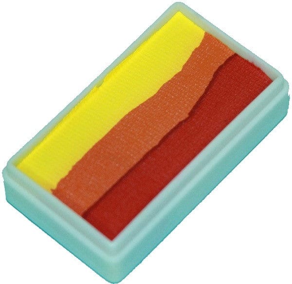 TAG One Stroke FLAME 30gm face paint in vibrant orange for creative makeup designs