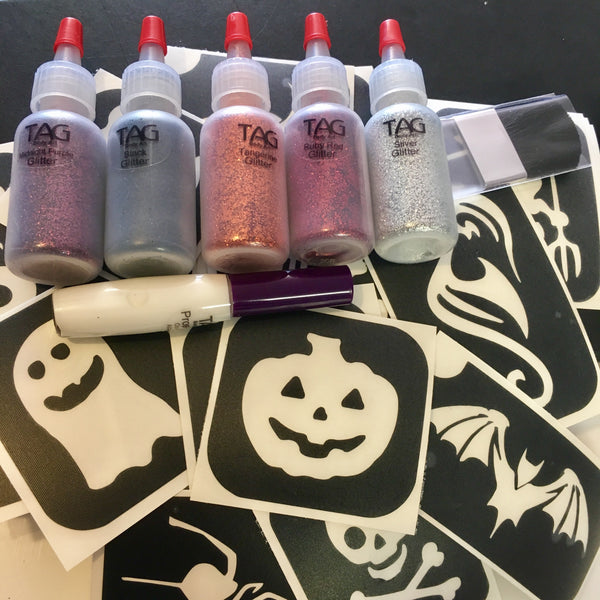 TAG glitter tattoo HALLOWEEN kit