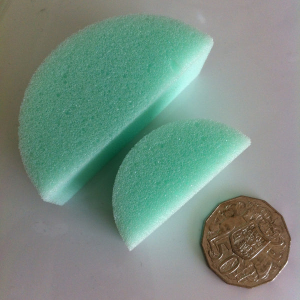 Always Wicked Art MINI green SPONGES x 12