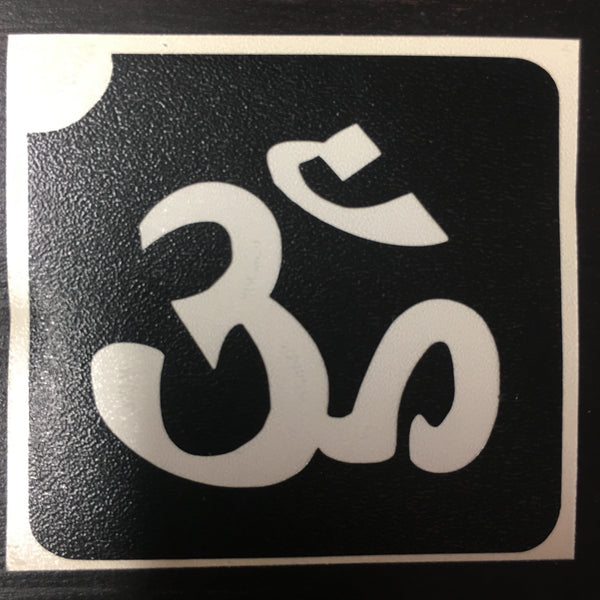 medium OM (single) Ybody glitter tattoo stencil