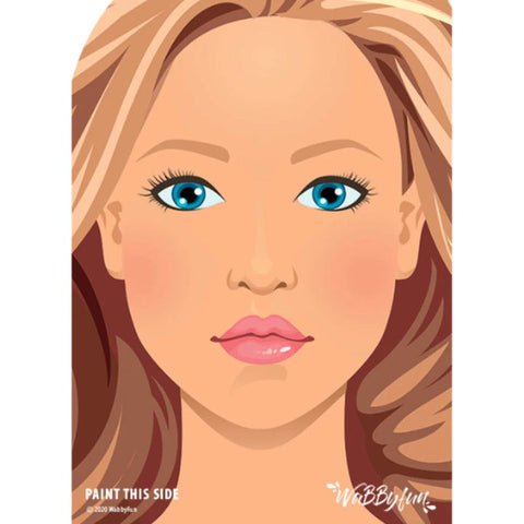 WabbyFun - Face Painting Practice Board JILL