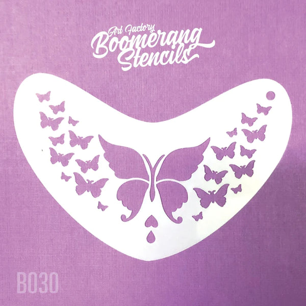 Boomerang Stencils B030 BUTTERFLY