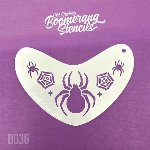 Boomerang Stencils B036 SPIDER CROWN
