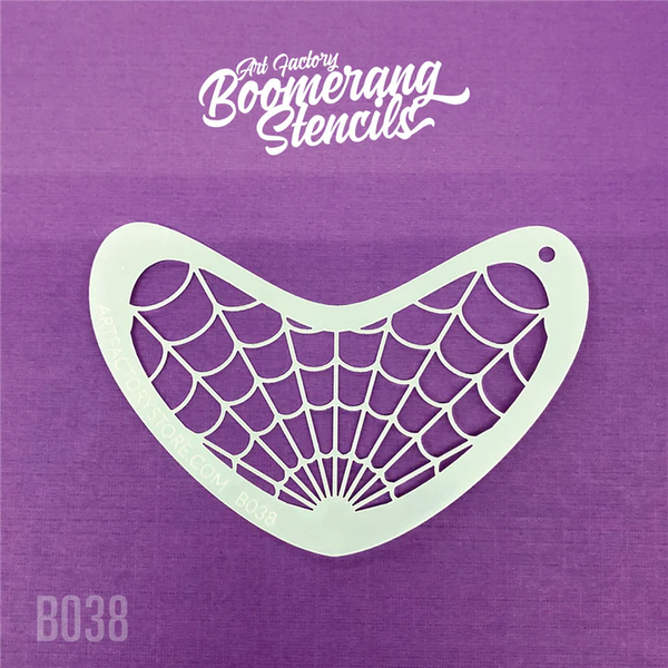 Boomerang Stencils B038 SPIDER WEB