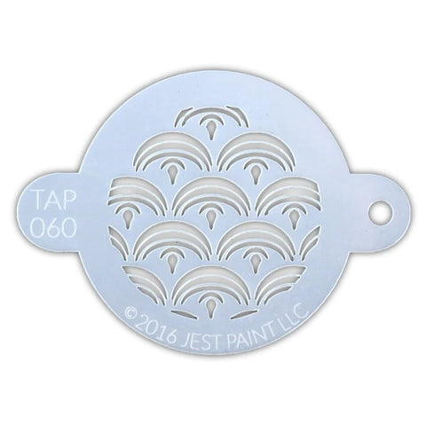 TAP 060 stencil MERMAID SCALES