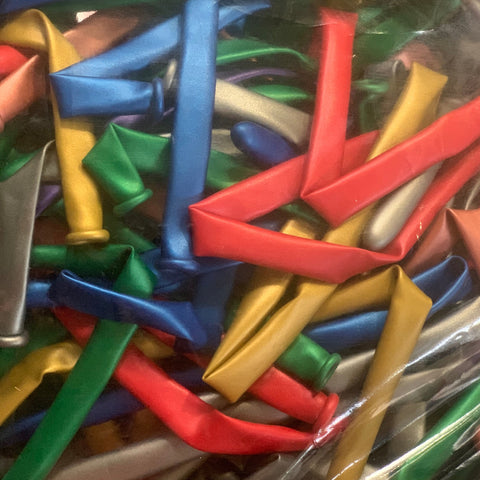 Decrotex SATIN and METALLIC 260Q assorted balloons (100 count)