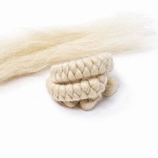 Mehron WHITE Crepe Hair 30cm