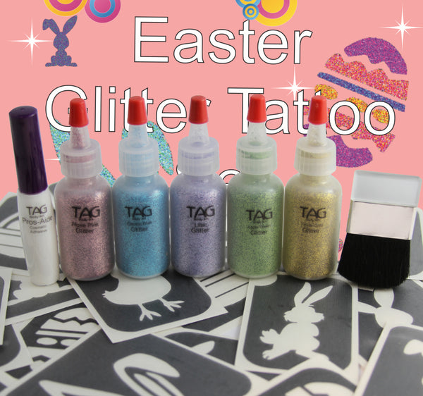 TAG glitter tattoo EASTER kit