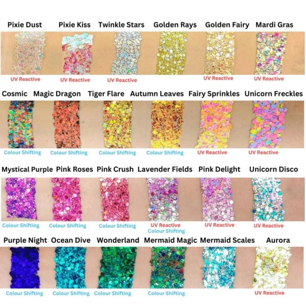 Fusion Body Art TWINKLE STARS Glitter Cream 10gm