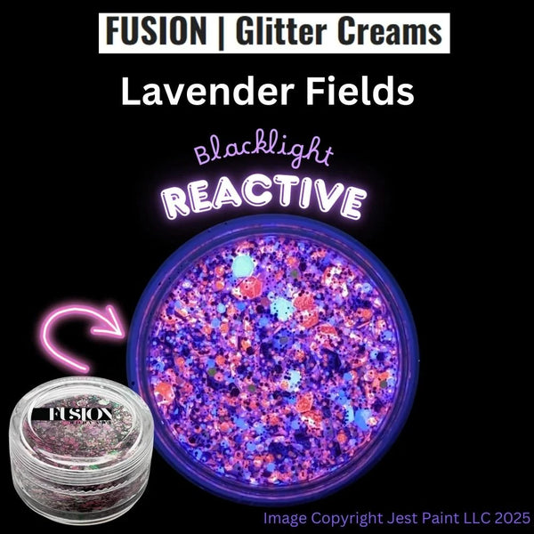 Fusion Body Art LAVENDER FIELDS Glitter Cream 10gm