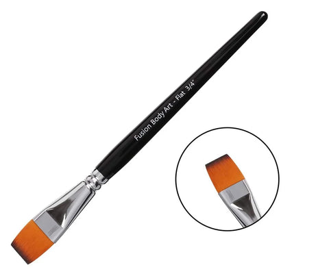 Fusion Body Art FLAT 3/4 inch brush