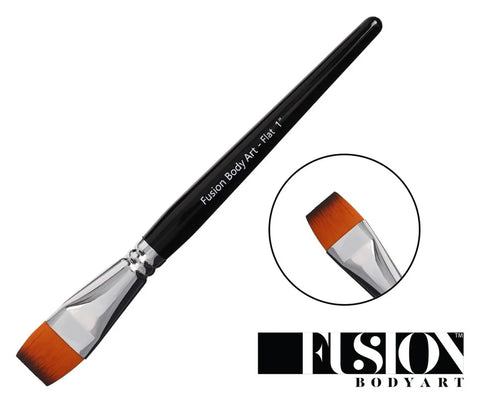 Fusion Body Art FLAT 1 inch brush