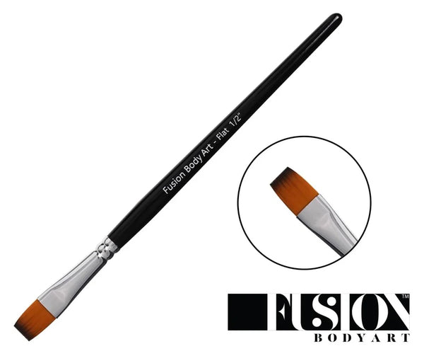 Fusion Body Art FLAT 1/2 inch brush