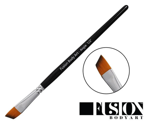 Fusion Body Art ANGLE 1/2 inch brush