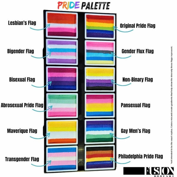 Fusion Face Painting Palette | PRIDE