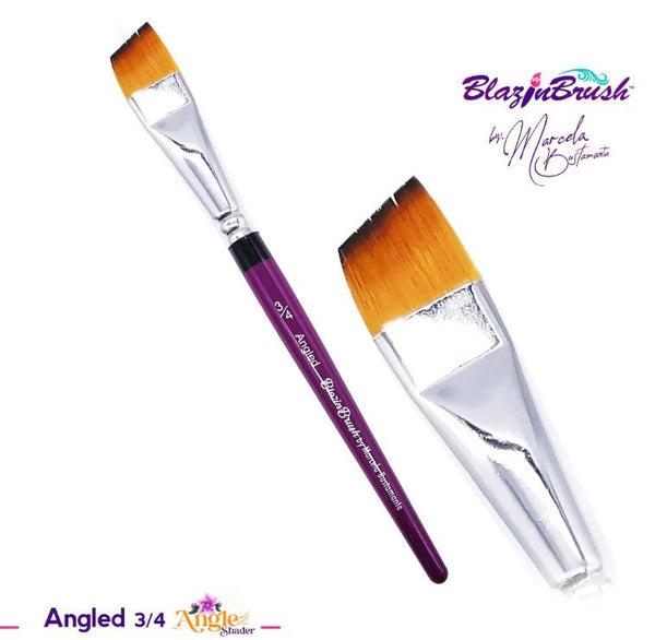 3/4 ANGLED Shader Blazin Brush by Marcela Bustamante