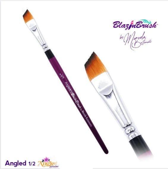 1/2 ANGLED Shader Blazin Brush by Marcela Bustamante