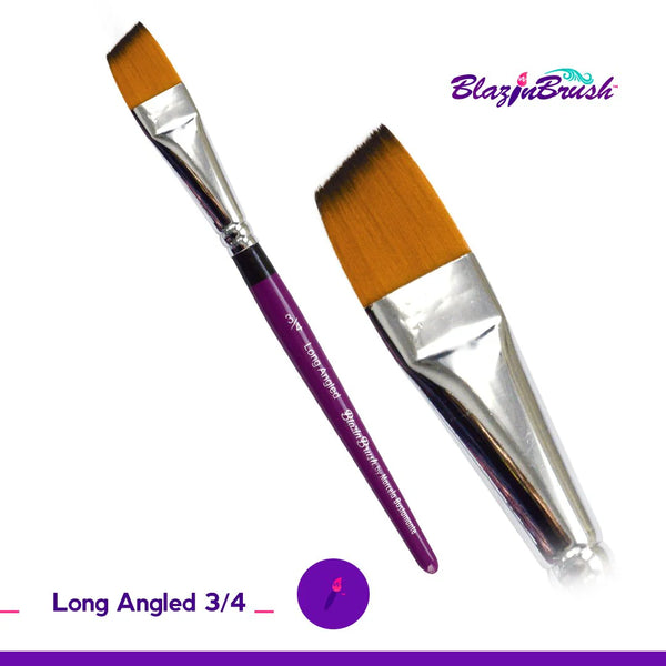 3/4 LONG ANGLED Blazin Brush by Marcela Bustamante