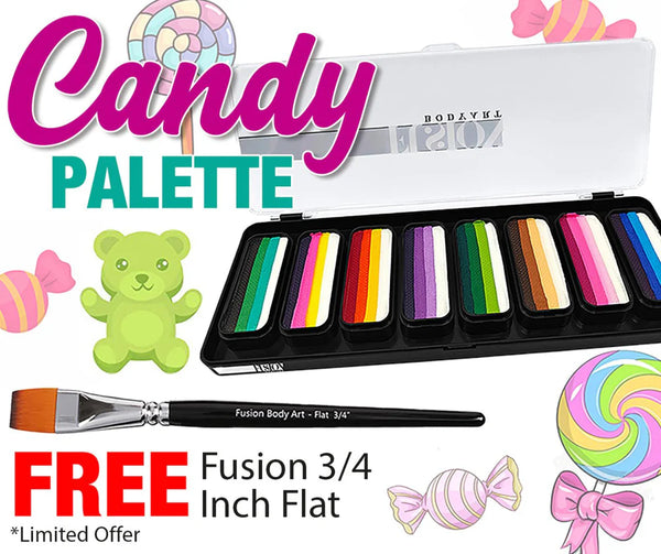 Fusion Thin Strokes | CANDY Face Paint Palette