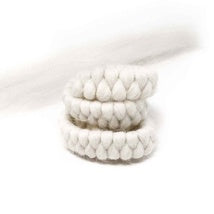 Mehron WHITE Crepe Hair 30cm