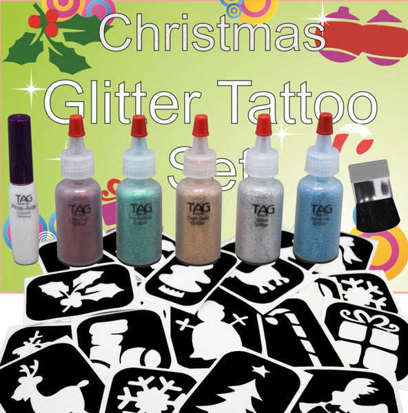 TAG glitter tattoo CHRISTMAS kit