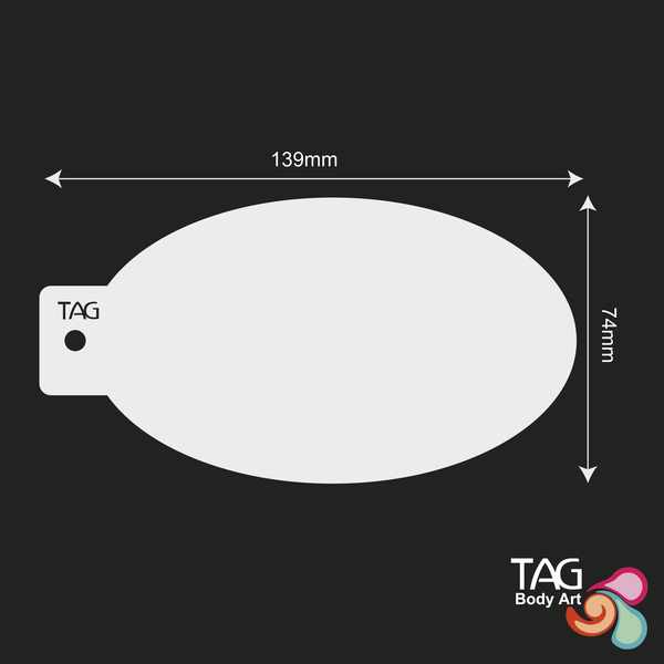BATS Face Paint Stencil TAG Body Art