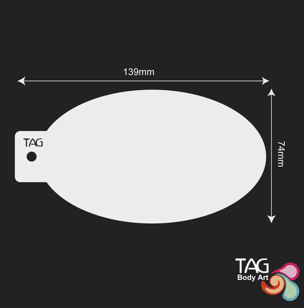 FLYING WITCH Face Paint Stencil TAG Body Art