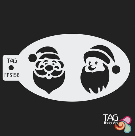 SANTAS Face Paint Stencil TAG Body Art