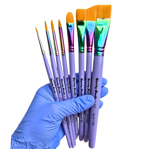 Squishy Doodle x GTX Professional Brush Set (8 brushes)
