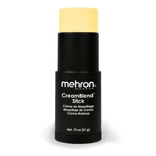 Mehron CreamBlend Stick Makeup PASTEL YELLOW 21gm
