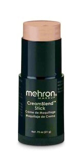 Mehron CreamBlend Stick Makeup MED.LITE OLIVE 21gm